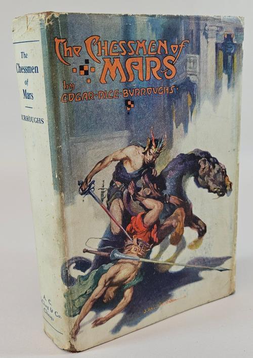 The Chessmen of Mars by Edgar Rice Burroughs (First Edition) Signed