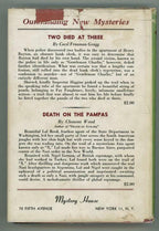 Murder in Five Columns by Frank Diamond (Scarce Title, First Edition)