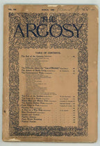 Argosy Mar 1896 Pulp SCARCE; Text Block Cover