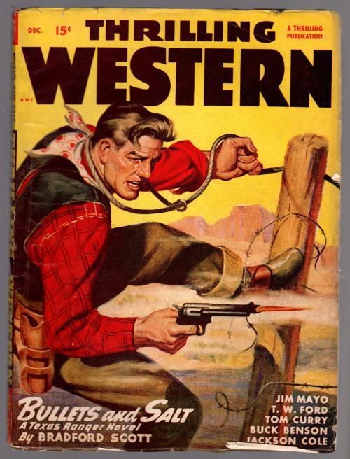 Thrilling Western Dec 1947 Louis L'Amour, Jackson Cole