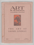 Art in Australia: Third Series, March 1928, Number 23, The Art of Lionel Lindsay