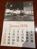 7 Vintage Electric Railroad Calendars, Golden West Books 1971, 1972, 1977, 1978