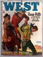 West Jul 1949 Lillis Cover Art; Johnston McCulley;