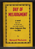 Day of Misjudgment by Bernard MacLaren (First UK Edition) Gollancz File Copy