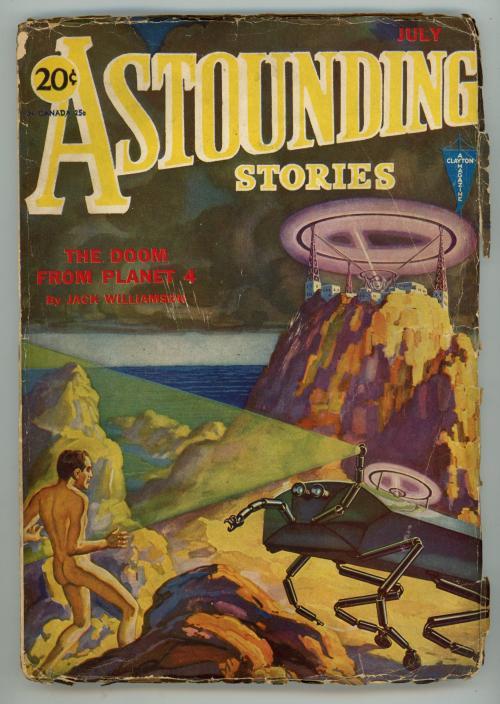 Astounding Stories July 1931 Williamson Cover Story