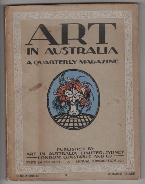 Art in Australia: A Quarterly Magazine (Third Series, Number Three)