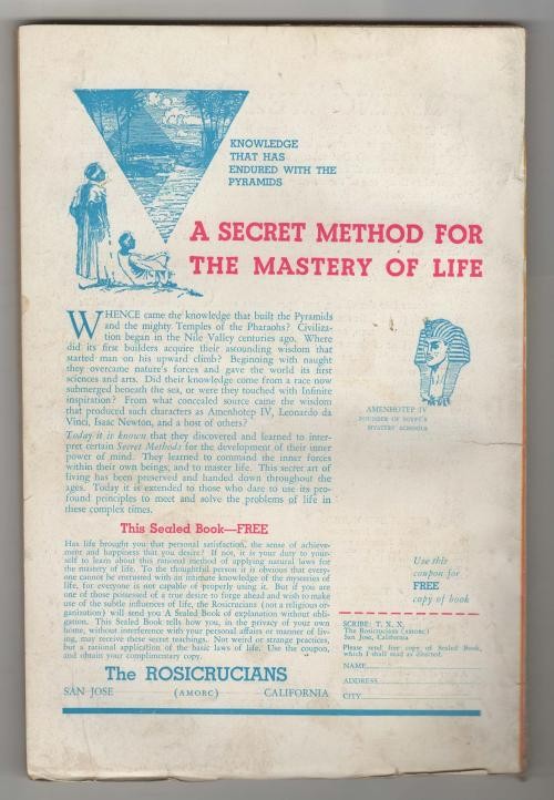 Weird Tales Mar 1937 Brundage Cover; Bloch; Binder; Wellman; Lovecraft; Hamilton