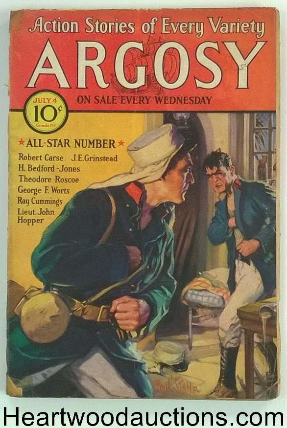 Argosy Jul 4 1931 Ray Cummings,H.Bedford Jones