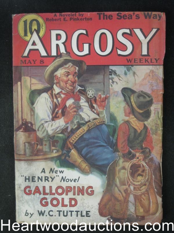 "Argosy May"  8,  1937 Sheriff Henry Cvr, Max Brand