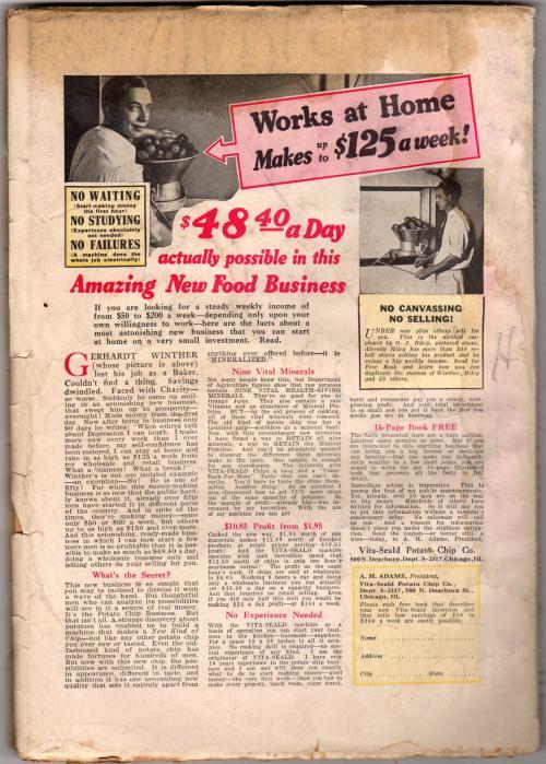 Detective Fiction Weekly May 27, 1933 McCulley, E Hoffman Price