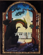 Carl Lundgren "Take the 'A' Train" Signed & Inscribed LTD Art Print #60/200