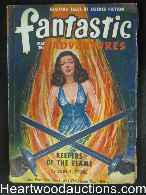 "Fantastic Adventures" May  1949 Robert Gibson Jones Cvr