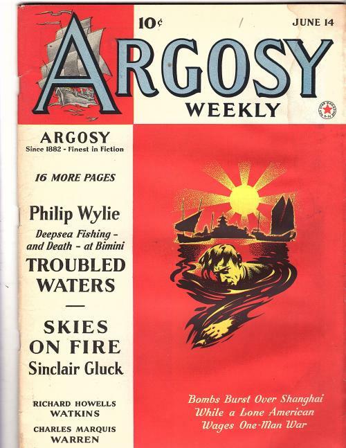 Argosy Jun 14 1941 Norbert Davis Mystery, Philip Wylie