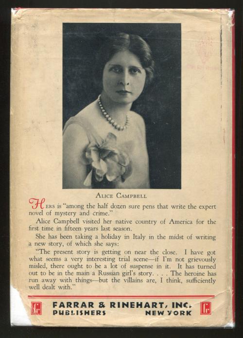 The Click of the Gate by Alice Campbell (First Edition)