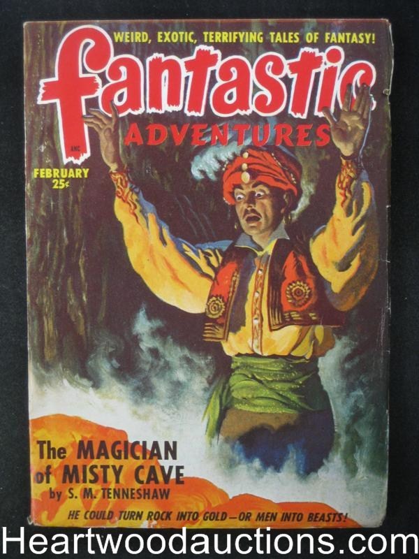 Fantastic Adventures Feb  1949 Virgil Finlay, Krupa, Ruth - High Grade