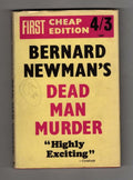 Dead Man Murder by Bernard Newman (Gollancz Thriller) File Copy