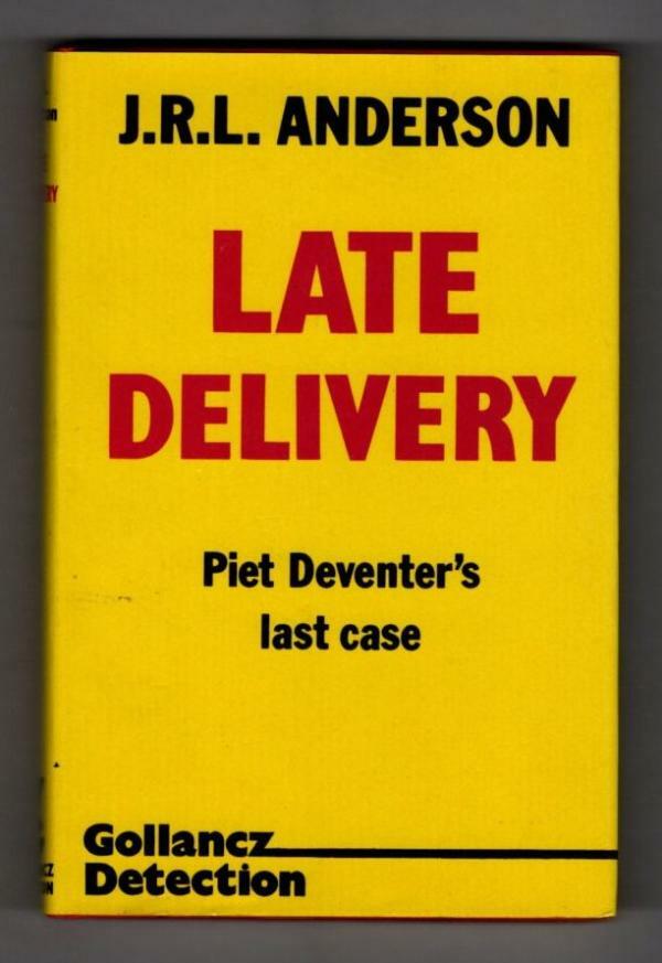 Gollancz Detection Late Delivery by J.R.L. Anderson Publisher's File Copy