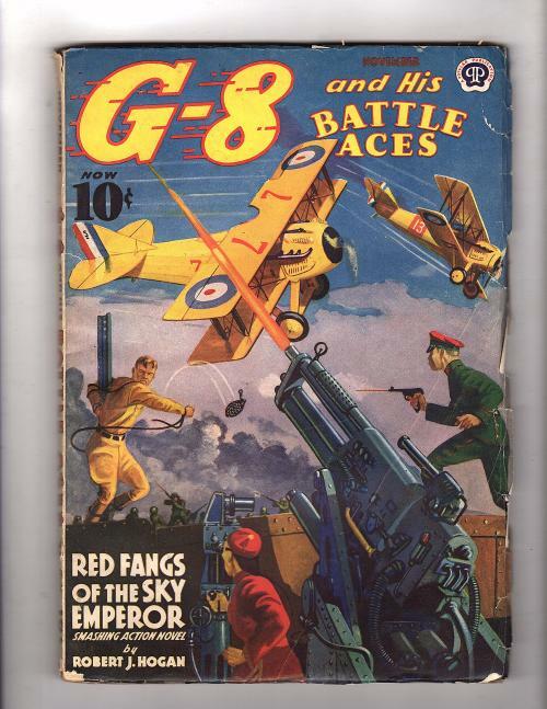 G 8 Battle Aces Nov 1939 Red Fangs of the Sky Emperor