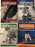 Lot of 8 "The Model Craftsman" Magazines 1937/38/39
