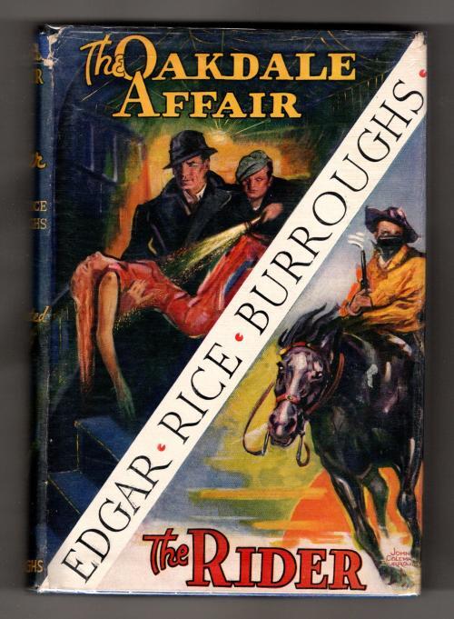 The Oakdale Affair and The Rider by Edgar Rice Burroughs Signed