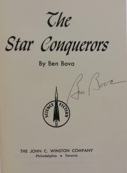The Star Conquerors by Ben Bova (First Edition) Signed