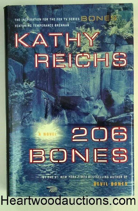 206 BONES by Kathy Reichs SIGNED FIRST
