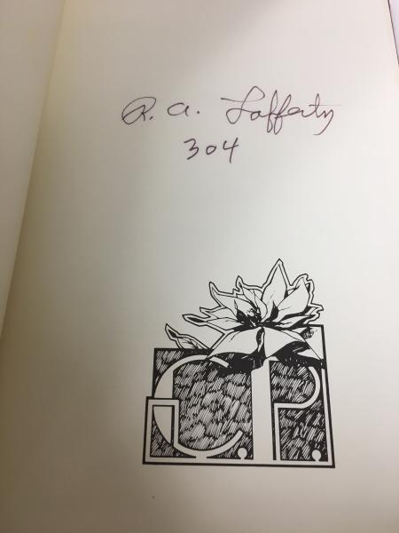 Through Elegant Eyes by R.A. Lafferty (First Edition) LTD Signed