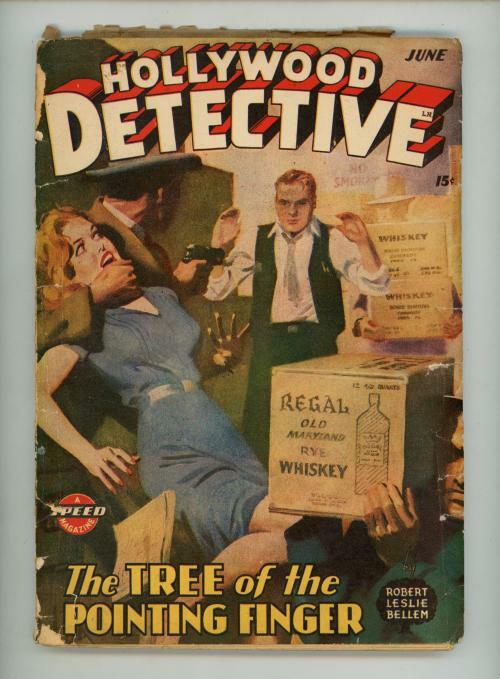Hollywood Detective Jun 1944 H. J. Ward Cvr.