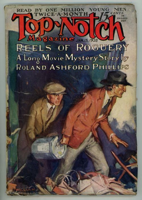 Top Notch Jan 15 1928 Pulp Roland Ashford Phillips "Reels of Roguery"