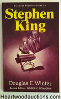 Starmont Reader's Guide 16: Stephen King by Douglas E. Winter Signed 1st- High G
