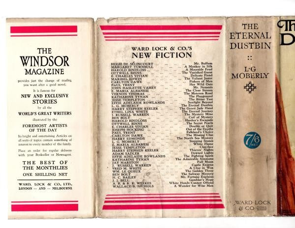 The Eternal Dustbin by L. G. Moberly (First Edition) Ward Lock File Copy