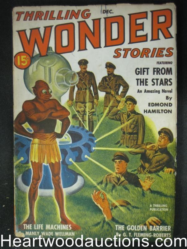 Thrilling Wonder December 1940 Bergey Cvr