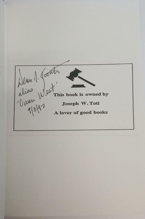 The Mask by Dean Koontz (Book Club Edition) Signed