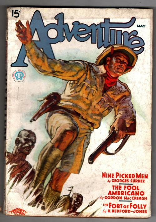 Adventure May 1937 Rogers Cvr; Surdez; H. Bedford-Jones