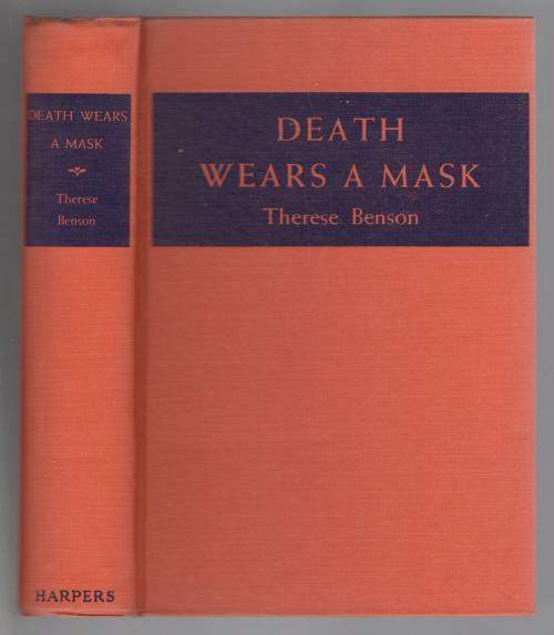 Death Wears a Mask by Therese Benson (First Edition) Otto Penzler's copy
