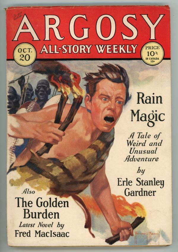 Argosy Oct 20, 1928 - Wild E.S.  Gardner Cvr, Cummings