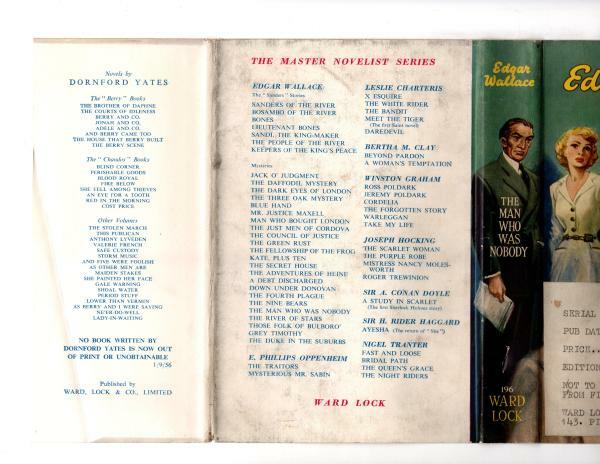 The Man Who Was Nobody by Edgar Wallace