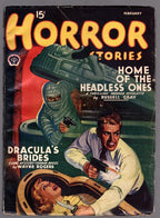 Horror Stories Feb 1941 Ray Cummings, Fleming-Roberts Pulps - Pulp