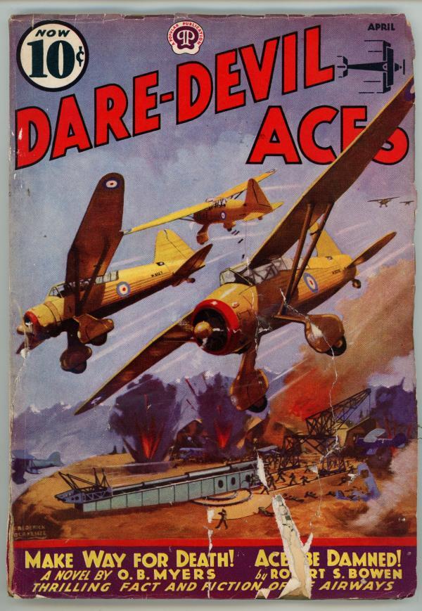Daredevil Aces Apr 1938 Frederick Blakeslee Cover