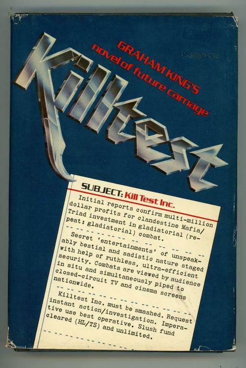 Killtest by Graham King (First Edition)
