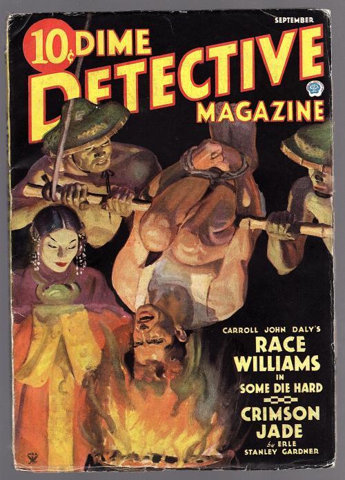 Dime Detective Sep 1935 Carroll Daly Race Williams debut in DD - Pulp