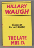 The Late Mrs. D. by Hillary Waugh (Gollancz File Copy)