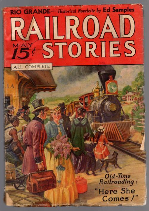 Railroad Stories May 1936 Cuba's First Locomotive