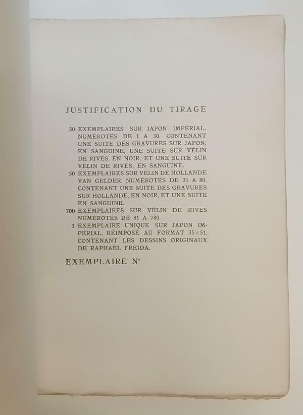 Thais by Anatole France (Illustrated by Raphael Freida) 1924 Limited Edition