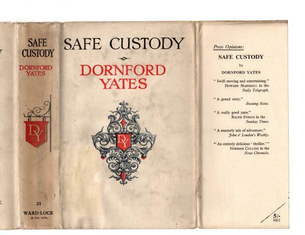 Safe Custody by Dornford Yates (File Copy)