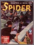 The Spider Aug 1943DeSoto Cvr Spider clashes w/Spider-impostor - Pulp