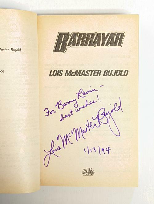 Barrayar by Lois McMaster Bujold Signed