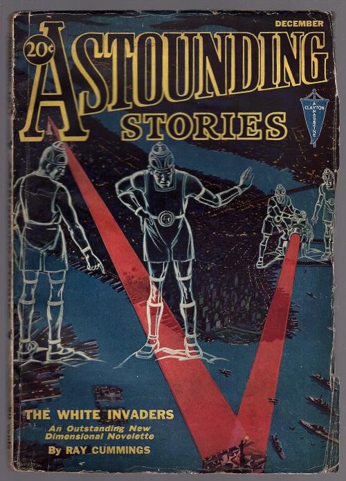 Astounding Dec 1931 Ray Cummings; H.W. Wesso Cvr - Pulp