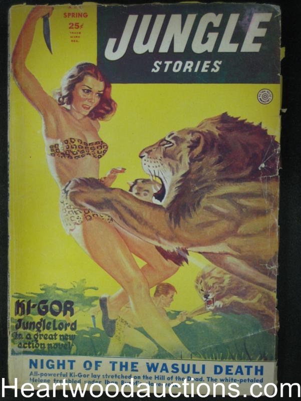 "Jungle Stories" Spring 1952  Ki Gor Night of the Wasuli Death