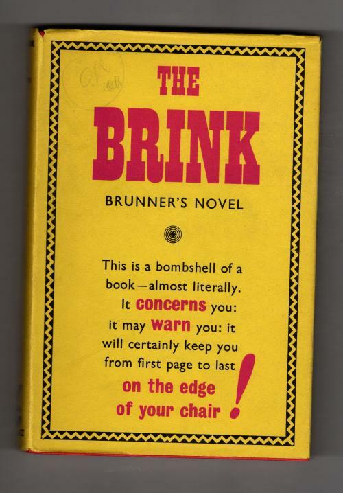 The Brink by John Brunner (First Edition) Gollancz SF File Copy